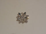 A Bridal wedding rhinestones butterfly brooch pin Or floral rhinestones motif craft is for sale. Sold by per piece