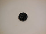 a Black rose button floral plastic button clothes sewing button is for sale. Sold By per button
