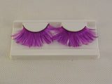 sharp orange or purple feathers false eyelashes Reusable eyelashes extension