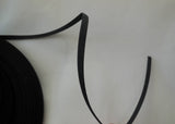 1 Meter Rigilene polyester boning easy sew give shape to Garments black or white