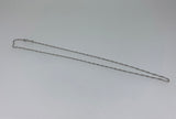 2pcs X 925 silver necklace jewellery finding making 40cm length water wave necklace chain