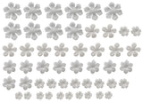 Craftuneed Job lot organza chiffon fabric flower petals bridal floral petals hand craft kit