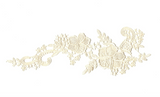 A floral lace applique dress sewing cotton lace motif for sale various colours  per piece