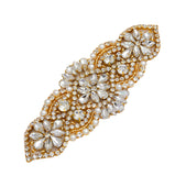 rhinestones embellishment motif patch sew on or iron on beads diamante applique
