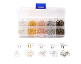 Job lot jewellery making kit DIY beads necklace closure earrings findings tool in Box