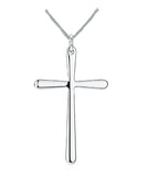 Craftuneed women stainless steel cross pendant necklace baptism jewellery with gift box