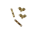 2 Sets of sew on trousers skirts hooks and bars eyes fasteners in gold colour Sold by per 2 sets