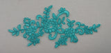 Dress sewing floral lace applique / embroidered tulle lace motif is for sale. Various colours options. sold by per piece