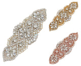 rhinestones embellishment motif patch sew on or iron on beads diamante applique