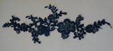Floral lace applique sew on flower cotton lace motif patch Various colours for dress sewing