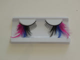 Delicate fashion feathers tails false eyelashes Handmade Reusable fancy makeup eyelashes extension