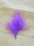 2 Pieces shower stripped hat Mount feathers Millinery / craft feathers . various colours. sold by per 2 feathers