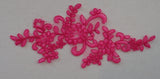 Dress sewing floral lace applique / embroidered tulle lace motif is for sale. Various colours options. sold by per piece