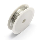 2 spools x Silver Gold Copper plated wire for Jewellery beading craft wire in 0.2mm -1mm