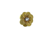 A piece of flower rhinestones applique motif sew on floral beads sequins patch motif applique Per Piece