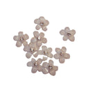 10x Flat base acrylic rhinestone flowers bridal Nail beads Any craft diy 1cm
